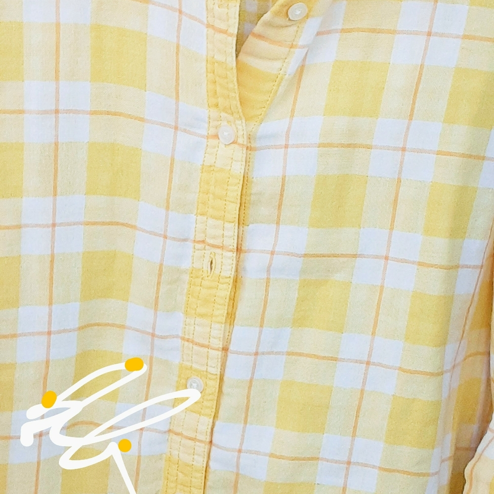 Double Layer Cloud Soft Cotton Buttondown Shirt - Picture 4 of 9